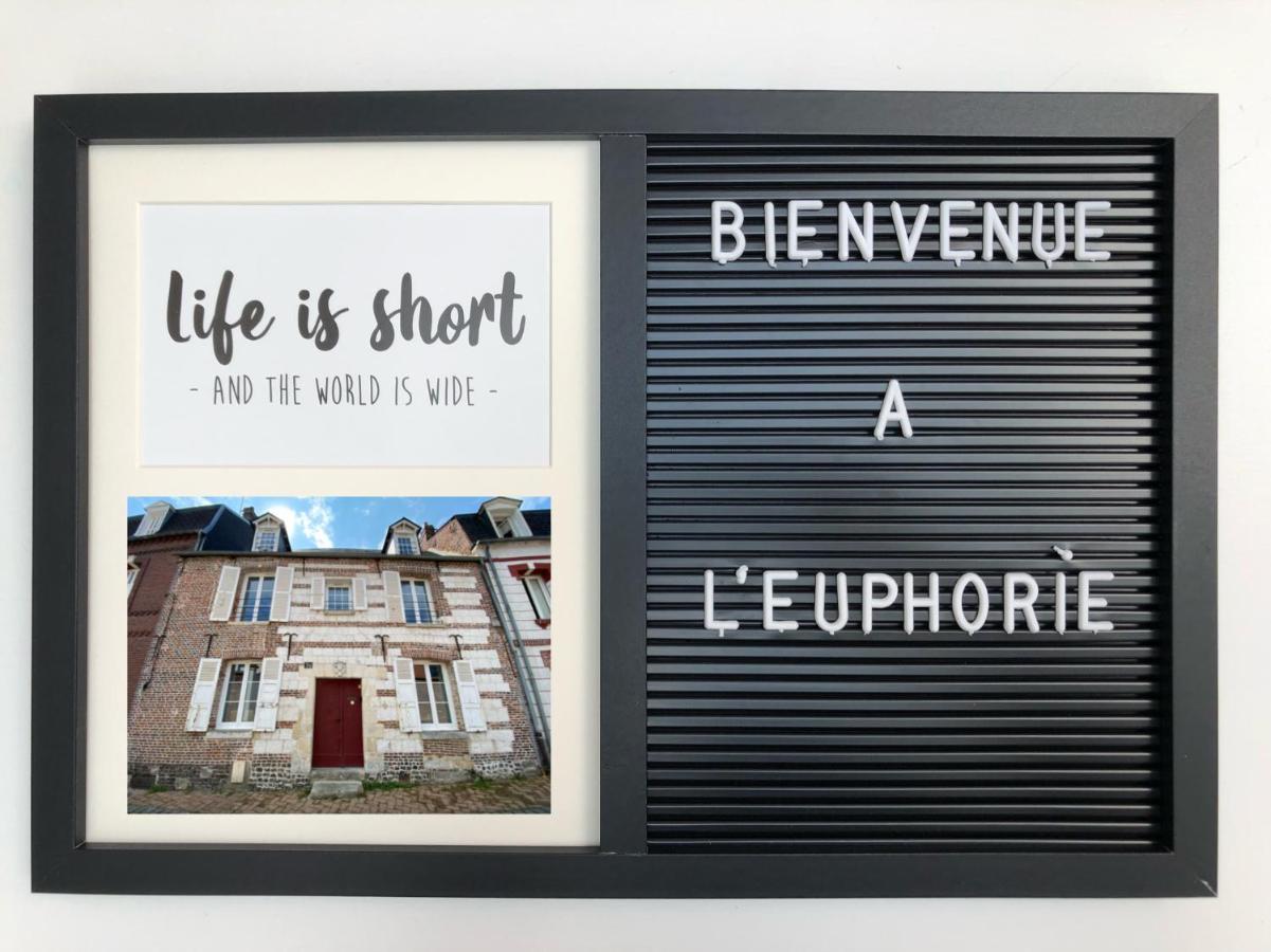 L Euphorie - Maison De Ville De Caractere 7 Minutes De La Mer - Le Treport - Mers Les Bains Е (Приморська Сена) Екстер'єр фото